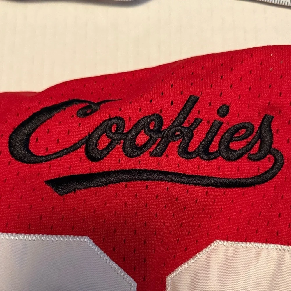 Cookies Puttin In Work Red Basketball Jersey Men's Medium